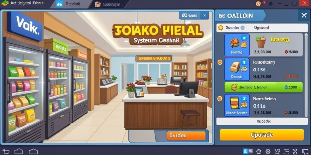 Screenshot menunjukkan antarmuka permainan yang menarik.