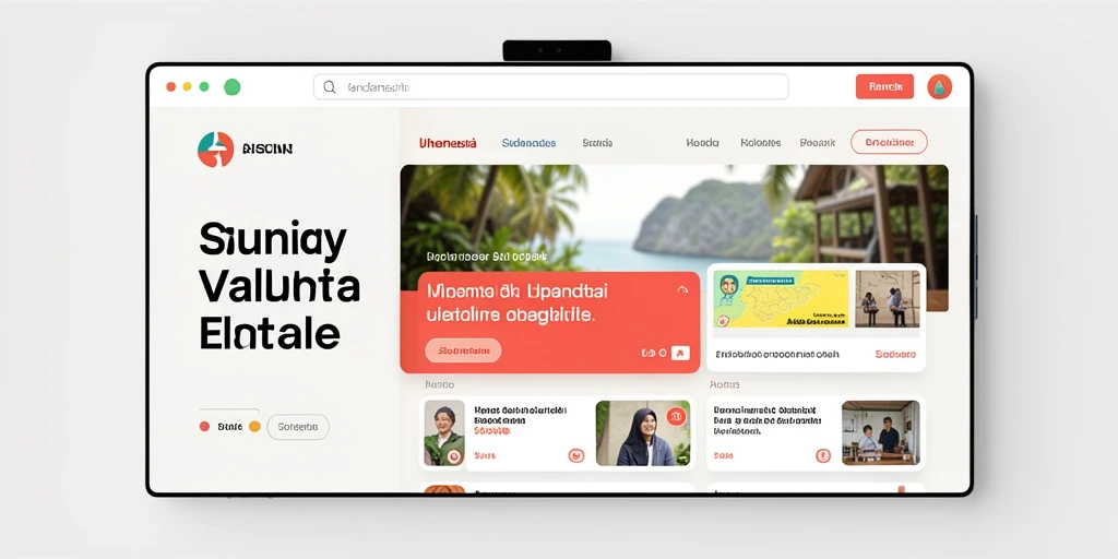 Tampilan antarmuka RICH7 yang menarik dan user-friendly.