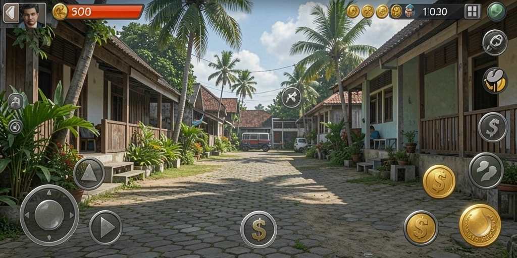 Tampilan awal yang menarik dan interaktif.