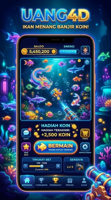 Galeri pratinjau visual uang4d build APK resmi terbaru